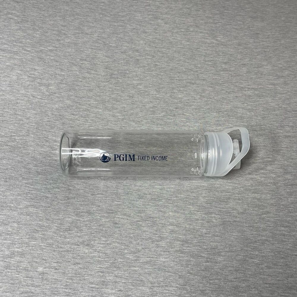 PGIM Fixed Income Logo Clear Water Bottle